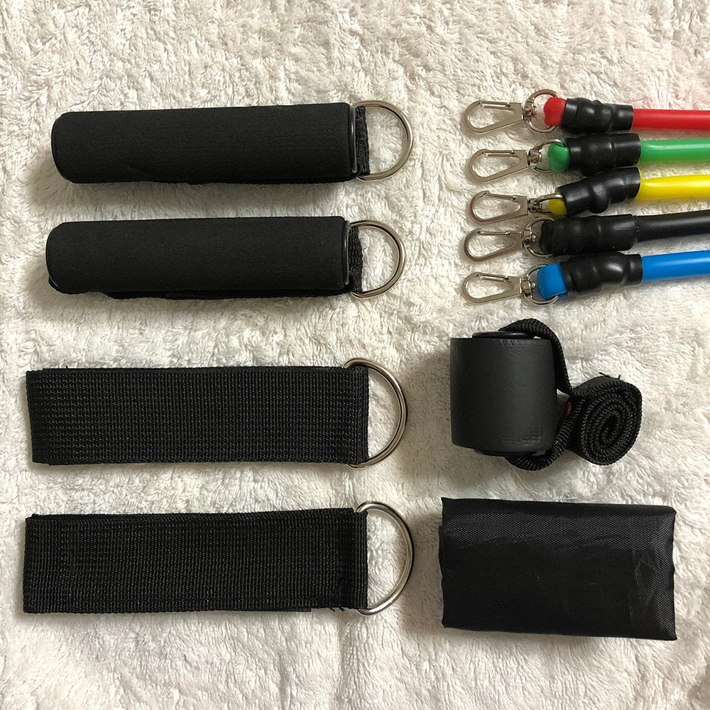 Bodybuilding Resistance Bands Set        مجموعة عصابات المقاومة لكمال الأجسام