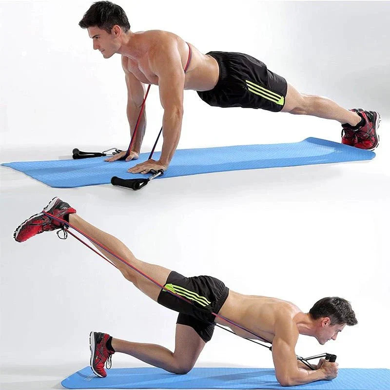 Bodybuilding Resistance Bands Set        مجموعة عصابات المقاومة لكمال الأجسام
